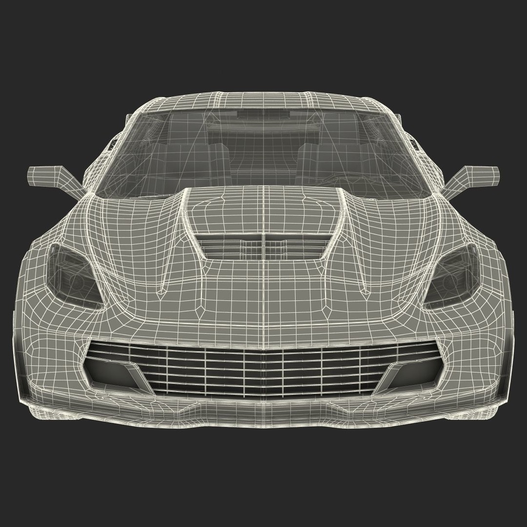Sports Car 3D Model – High-Quality Generic Vehicle with Detailed Interior - View 5