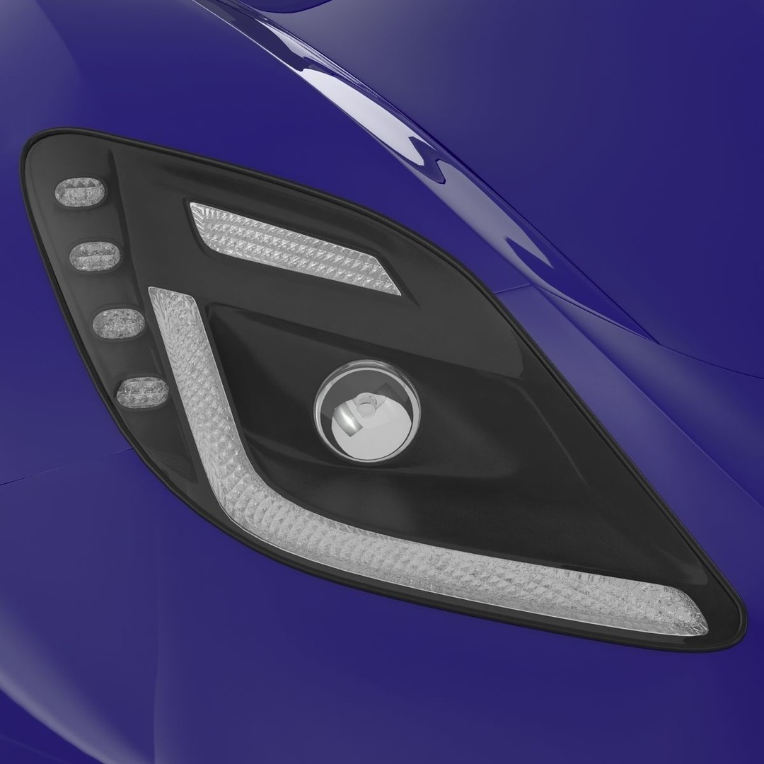 Sports Car 3D Model – High-Quality Generic Vehicle with Detailed Interior - View 50