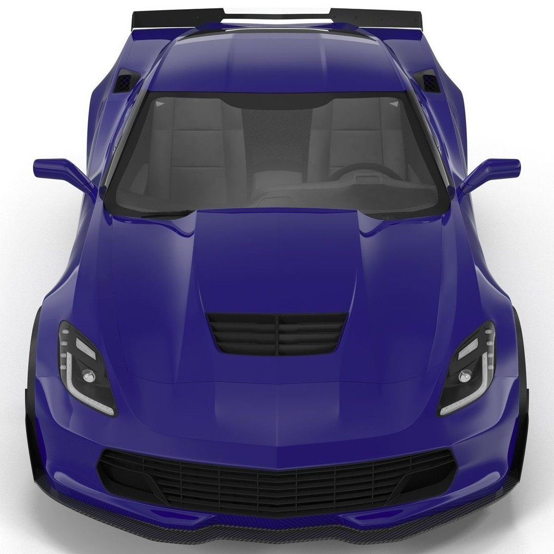 Sports Car 3D Model – High-Quality Generic Vehicle with Detailed Interior - View 52