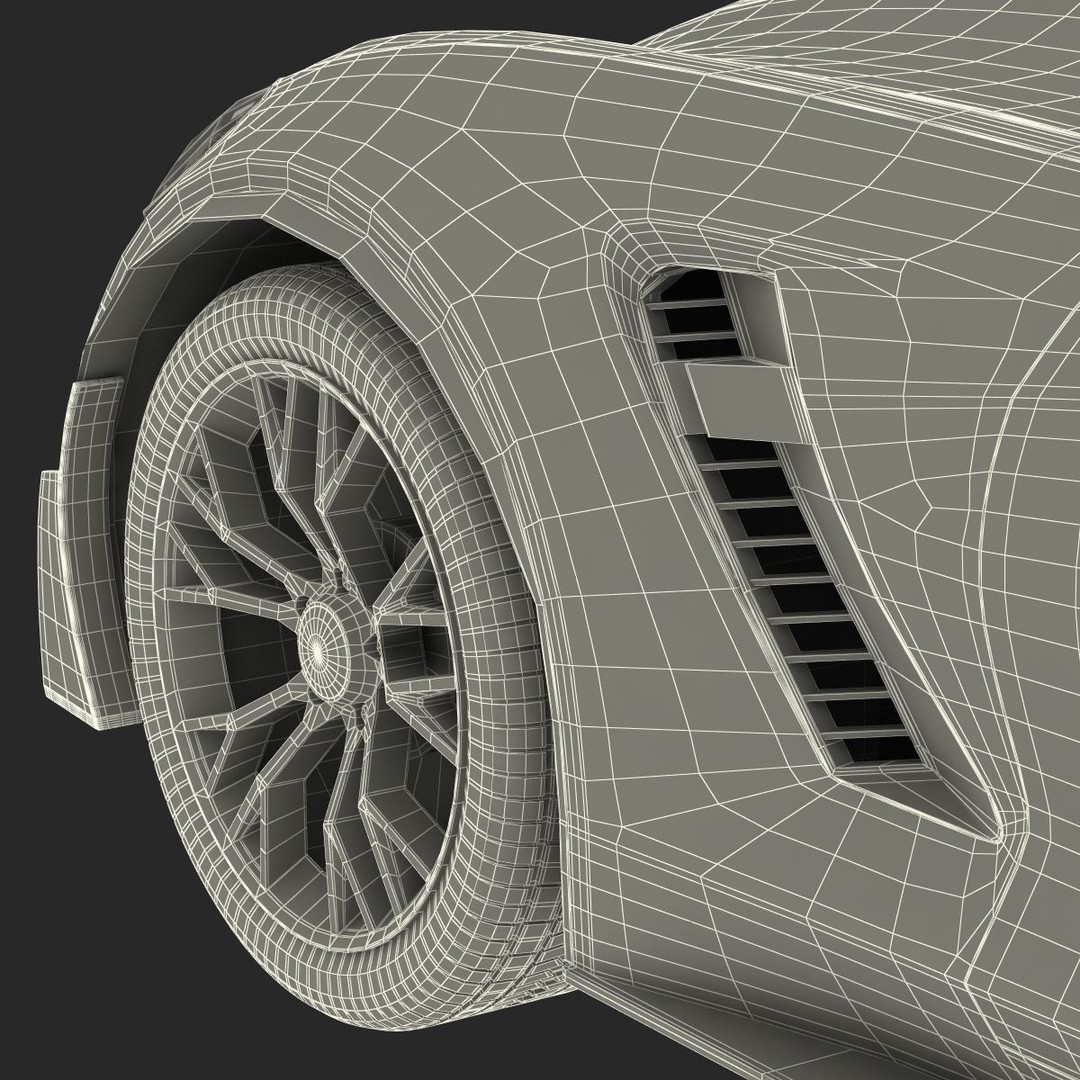 Sports Car 3D Model – High-Quality Generic Vehicle with Detailed Interior - View 55
