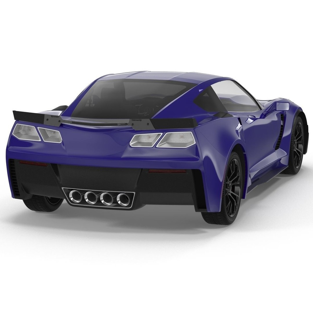 Sports Car 3D Model – High-Quality Generic Vehicle with Detailed Interior - View 60