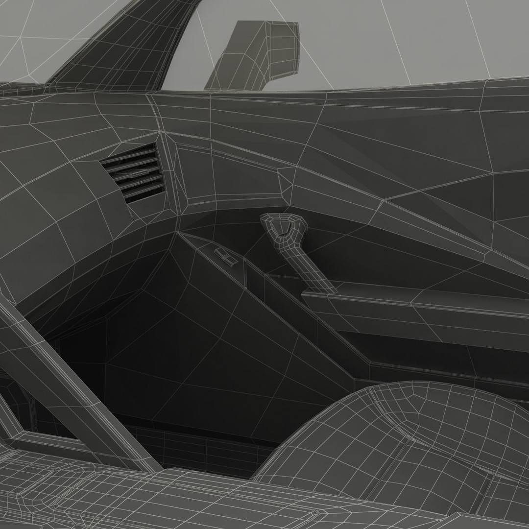 Sports Car 3D Model – High-Quality Generic Vehicle with Detailed Interior - View 61
