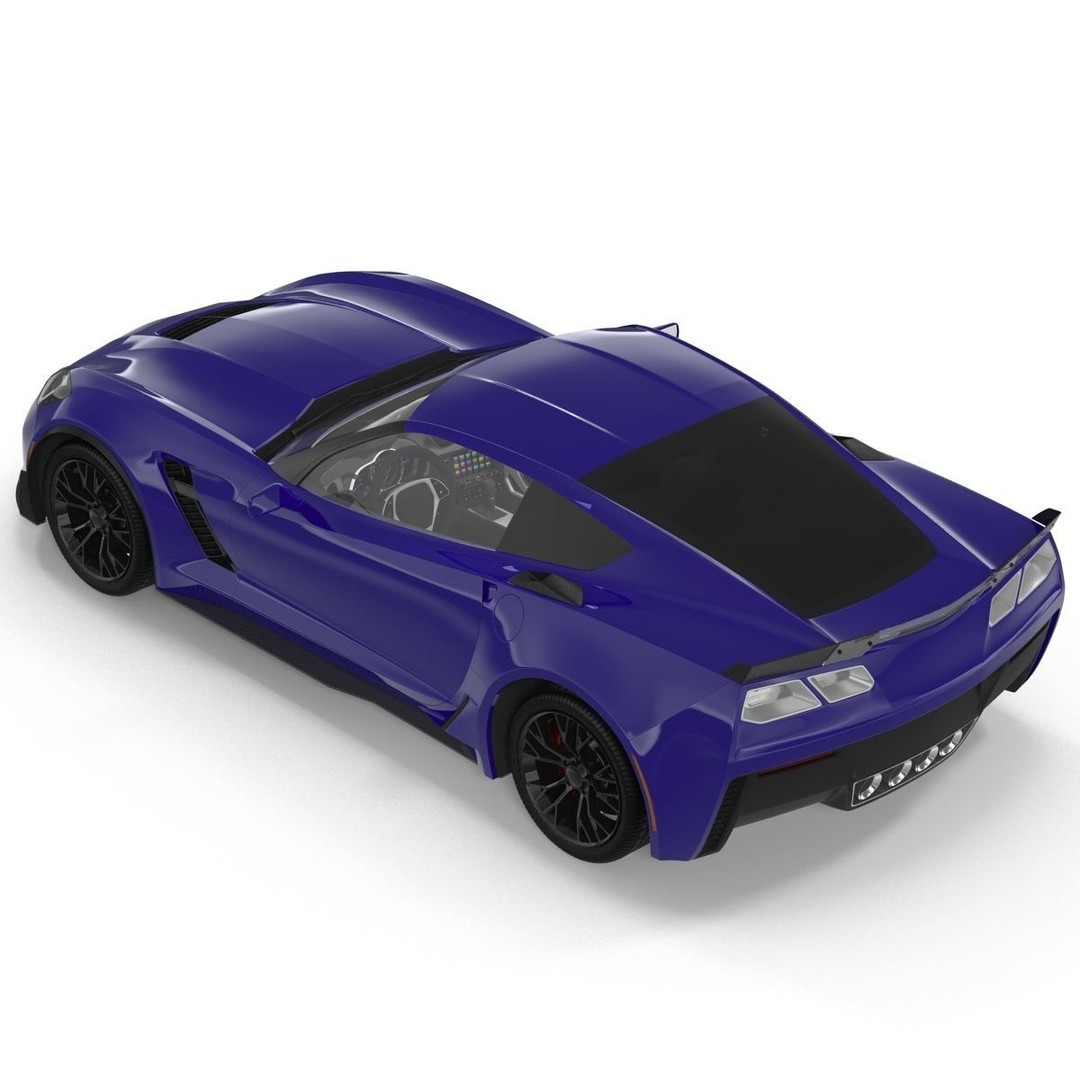 Sports Car 3D Model – High-Quality Generic Vehicle with Detailed Interior - View 62