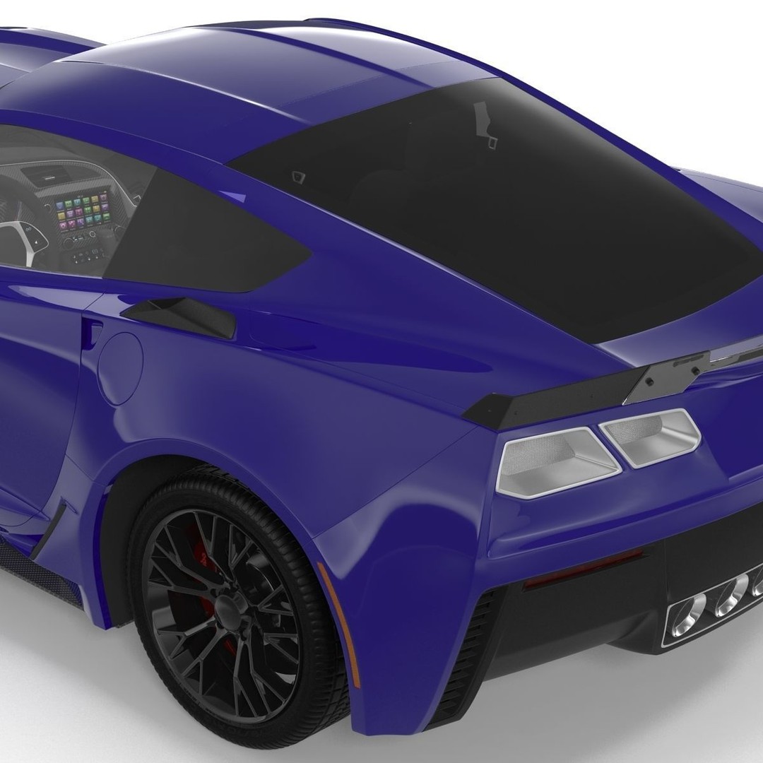 Sports Car 3D Model – High-Quality Generic Vehicle with Detailed Interior - View 66