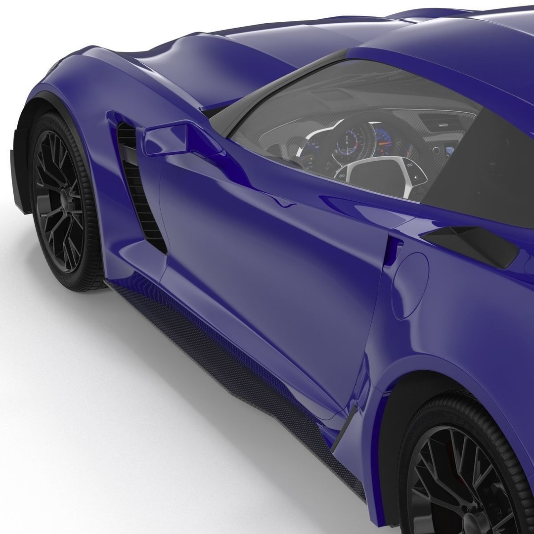 Sports Car 3D Model – High-Quality Generic Vehicle with Detailed Interior - View 67