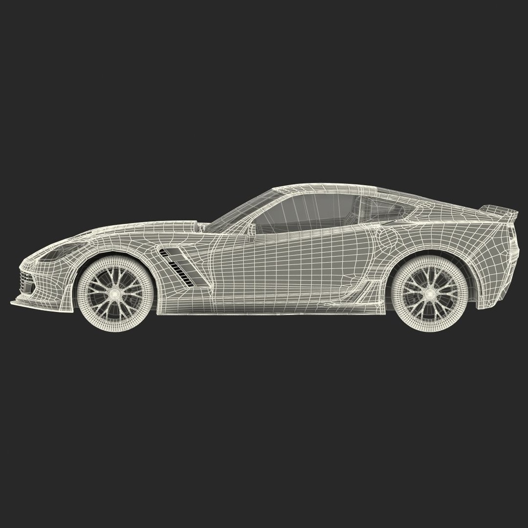 Sports Car 3D Model – High-Quality Generic Vehicle with Detailed Interior - View 7