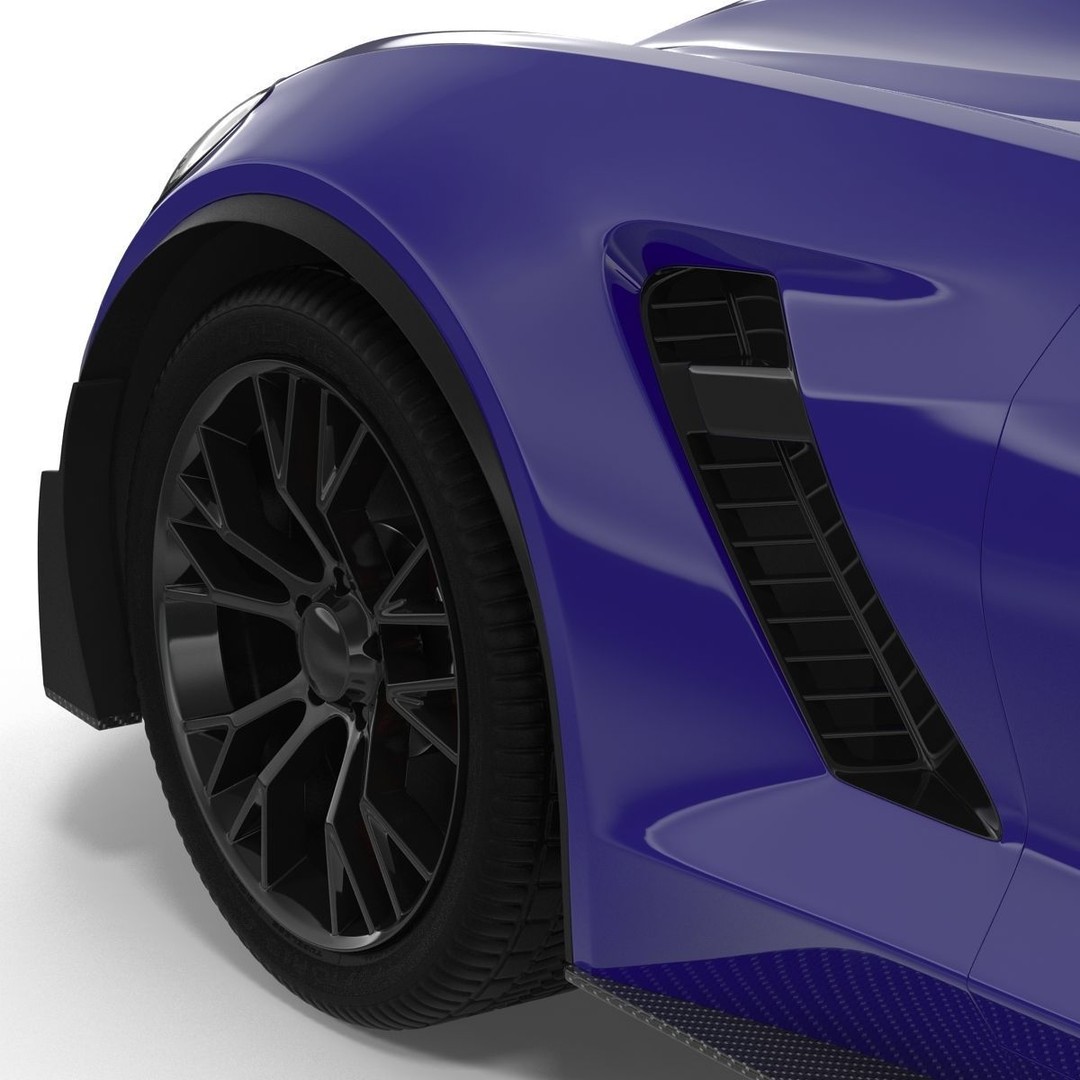 Sports Car 3D Model – High-Quality Generic Vehicle with Detailed Interior - View 72