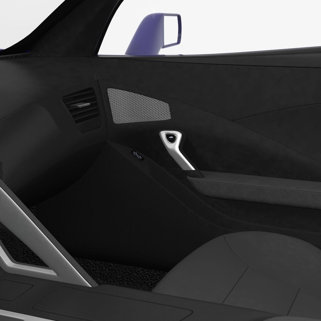 Sports Car 3D Model – High-Quality Generic Vehicle with Detailed Interior - View 76