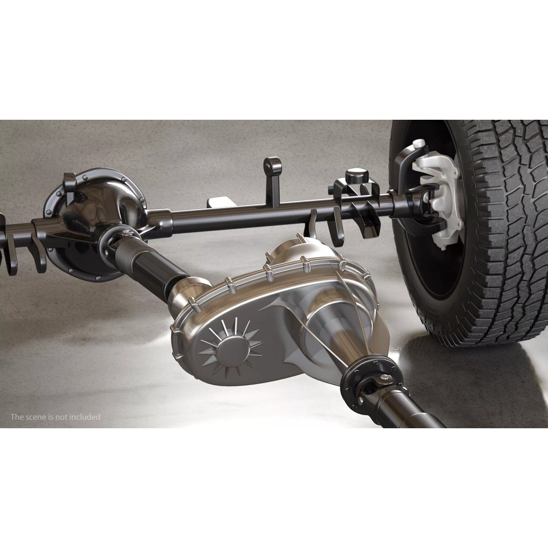 4x4 Chassis 3D Model – High Quality Polygonal Design, FBX - View 5