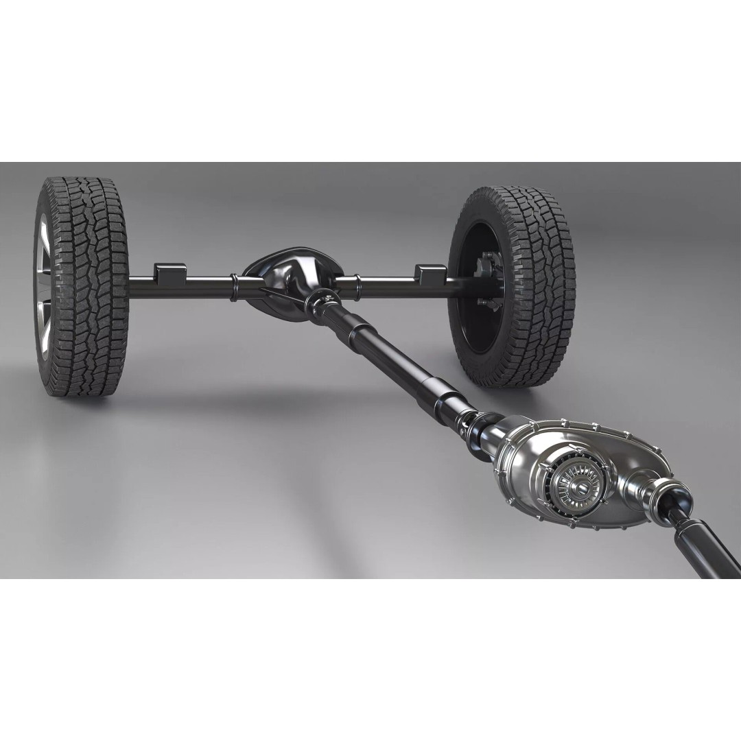 4x4 Chassis 3D Model – High Quality Polygonal Design, FBX - View 9
