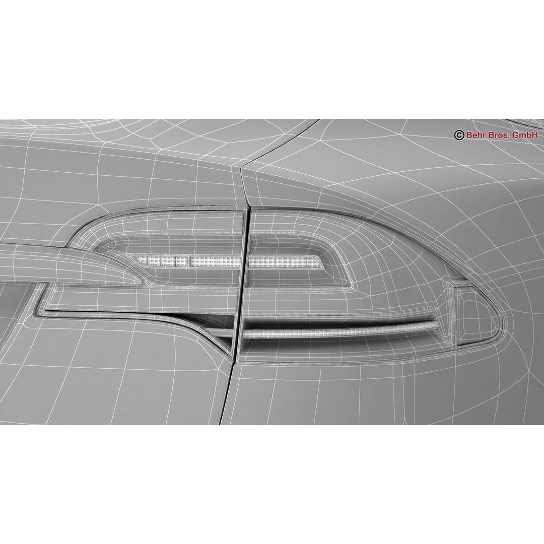 Tesla Model X 2017 3D Model – High Poly SUV with Detailed Interior, FBX, OBJ - View 27
