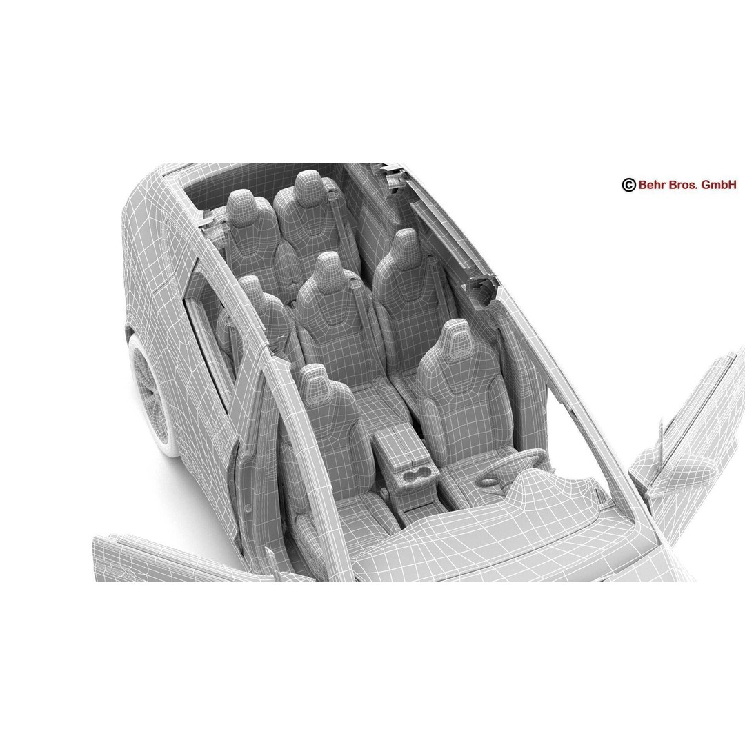Tesla Model X 2017 3D Model – High Poly SUV with Detailed Interior, FBX, OBJ - View 28