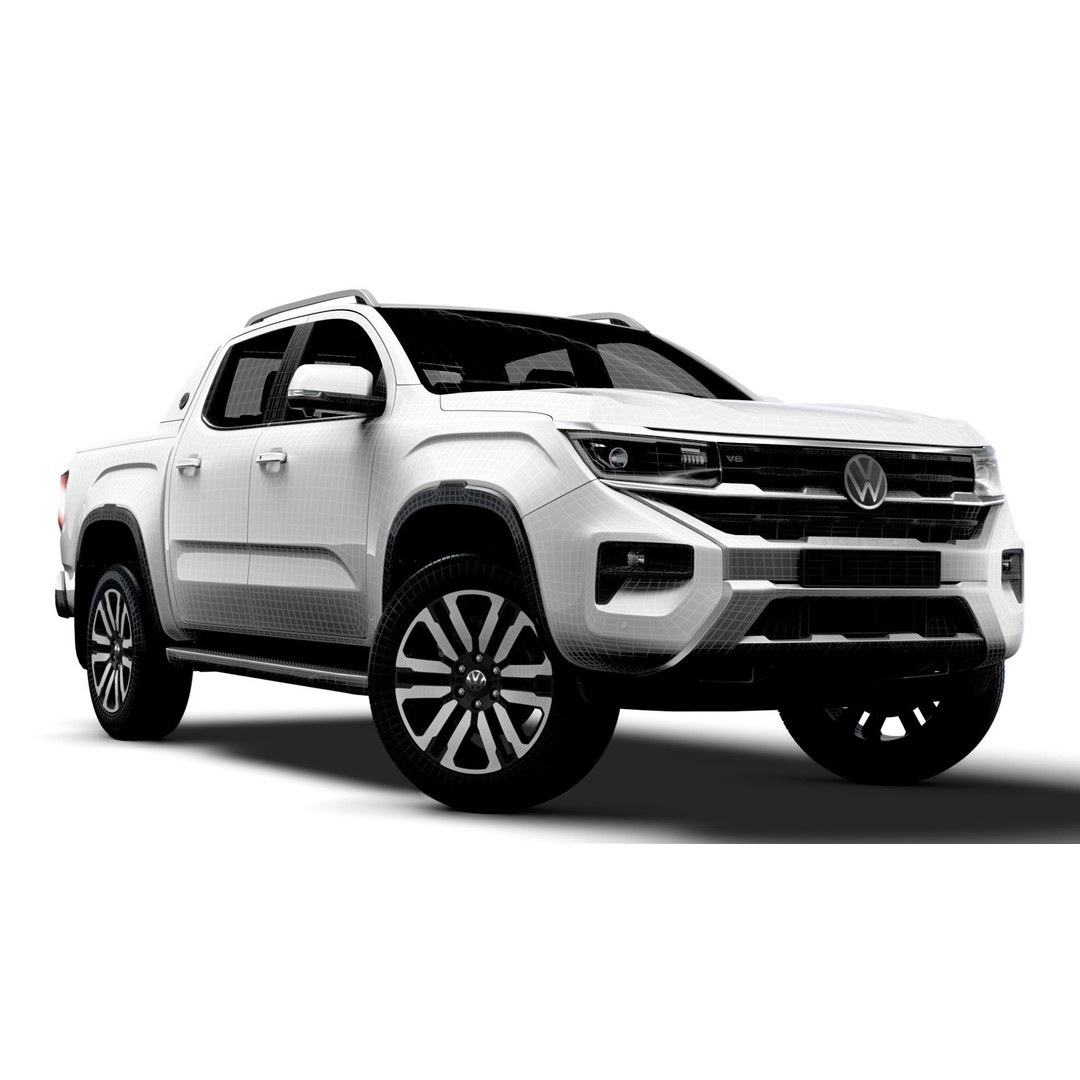 VW Amarok Aventura Edition 2025 3D Model – High Poly SUV with PBR Textures - View 16