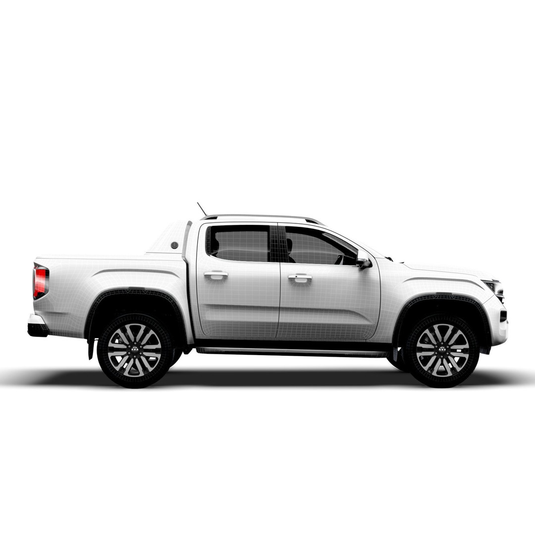 VW Amarok Aventura Edition 2025 3D Model – High Poly SUV with PBR Textures - View 17