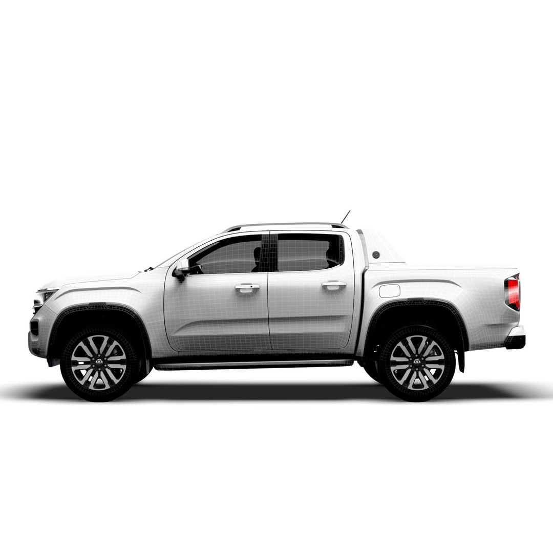 VW Amarok Aventura Edition 2025 3D Model – High Poly SUV with PBR Textures - View 20