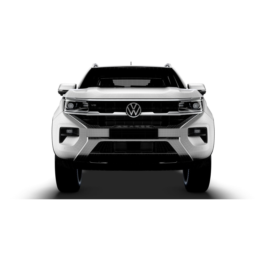 VW Amarok Aventura Edition 2025 3D Model – High Poly SUV with PBR Textures - View 22