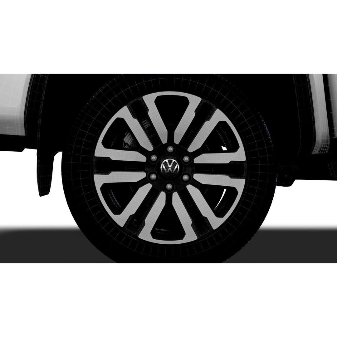 VW Amarok Aventura Edition 2025 3D Model – High Poly SUV with PBR Textures - View 25