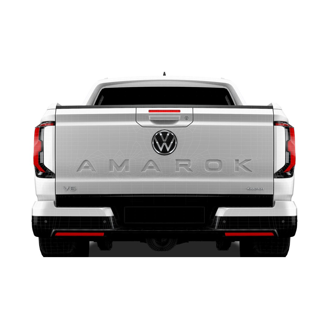 VW Amarok Aventura Edition 2025 3D Model – High Poly SUV with PBR Textures - View 26