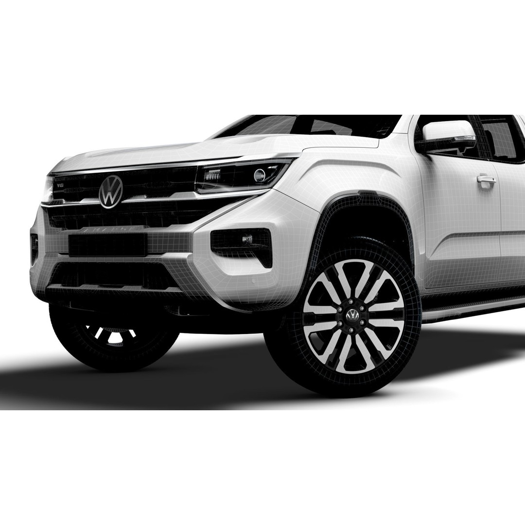 VW Amarok Aventura Edition 2025 3D Model – High Poly SUV with PBR Textures - View 27