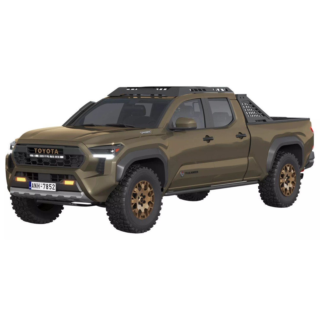 Toyota Tacoma Trailhunter 2024 3D Model – High Poly SUV, FBX, PBR Textures - View 2