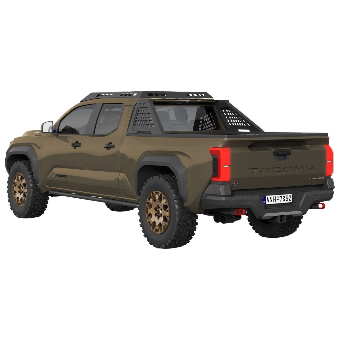 Toyota Tacoma Trailhunter 2024 3D Model – High Poly SUV, FBX, PBR Textures - View 4