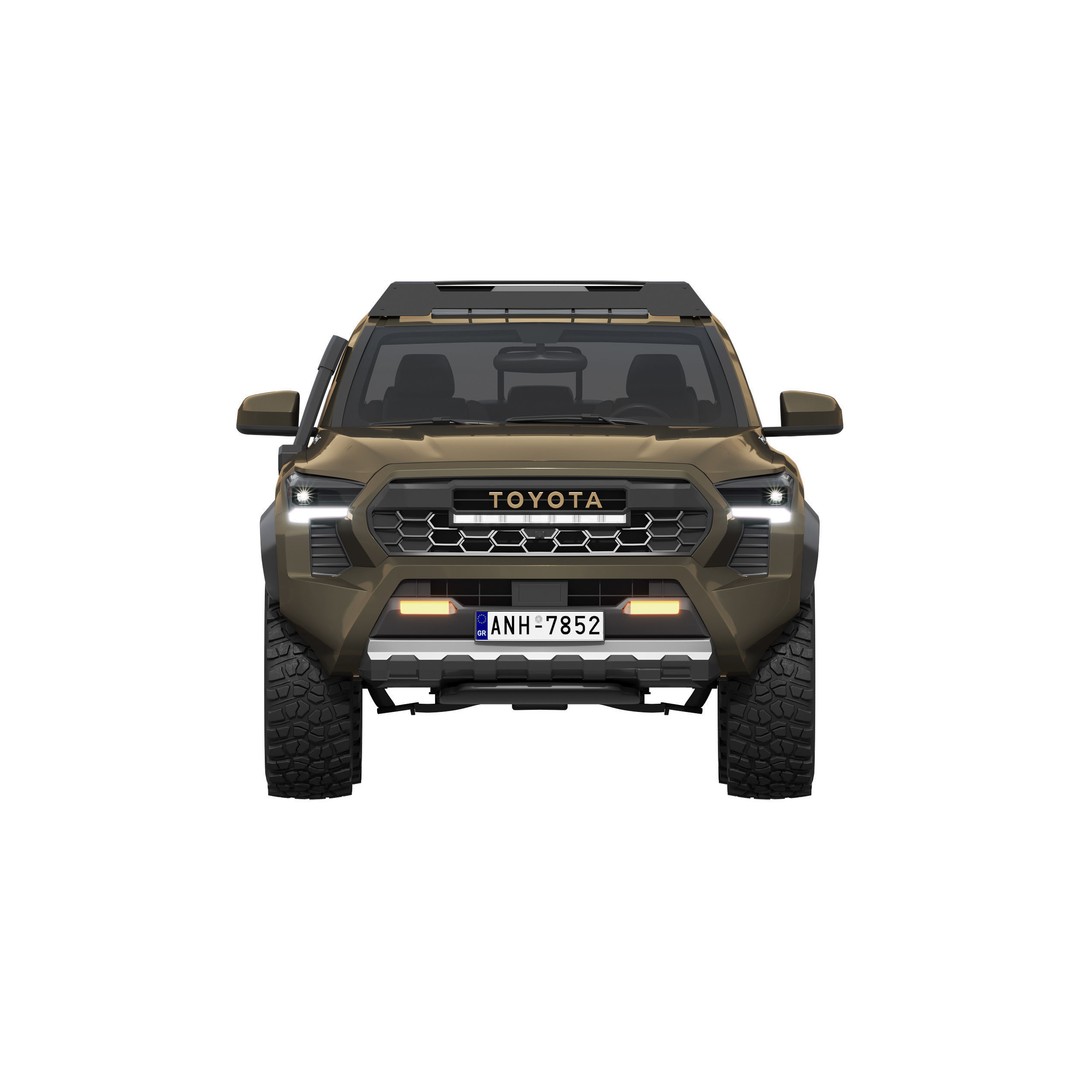 Toyota Tacoma Trailhunter 2024 3D Model – High Poly SUV, FBX, PBR Textures - View 8