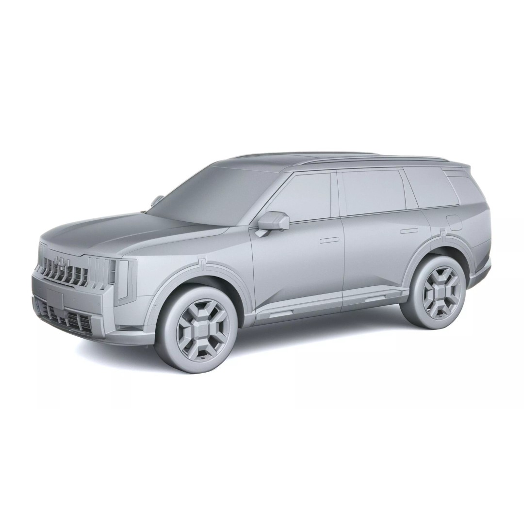 Kia Telluride 2027 3D Model – High Poly Game Asset, FBX, OBJ - View 22