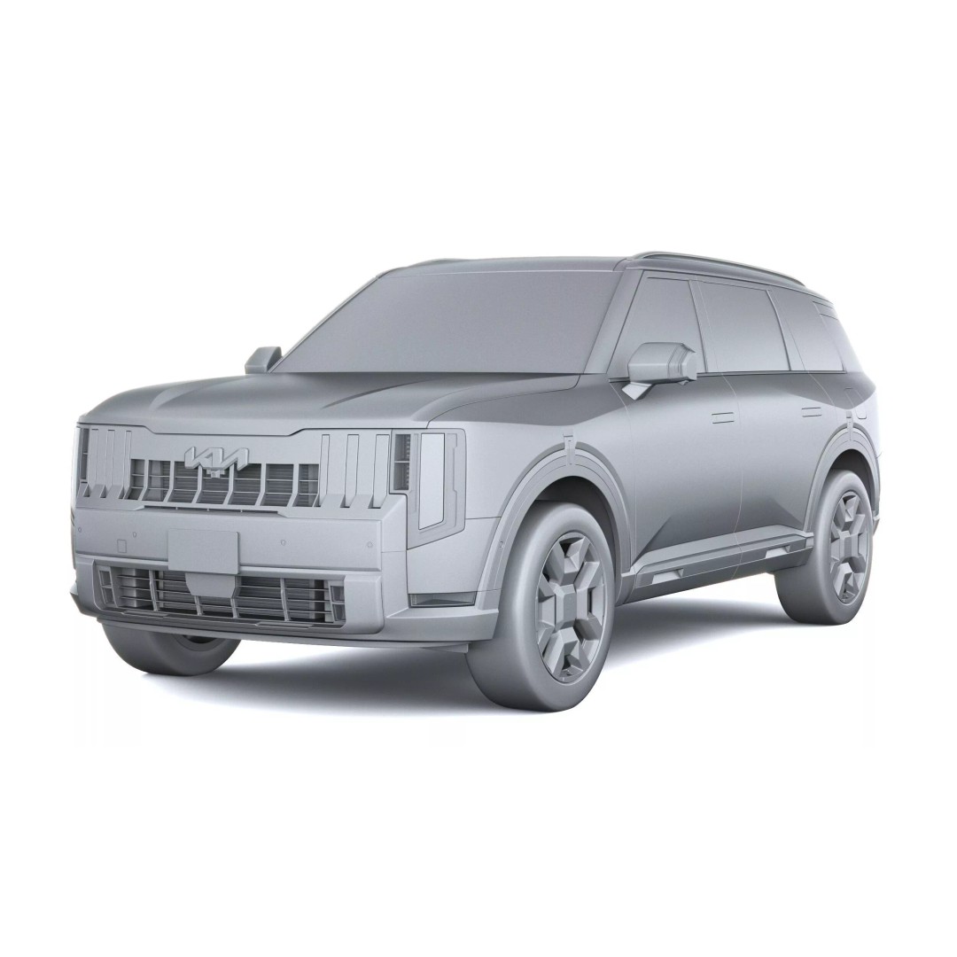 Kia Telluride 2027 3D Model – High Poly Game Asset, FBX, OBJ - View 23