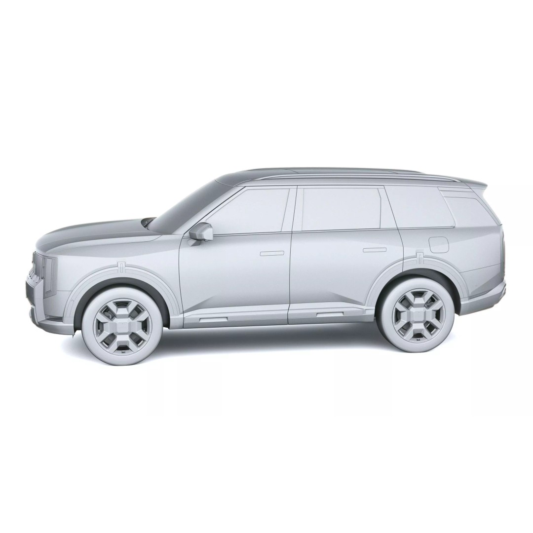 Kia Telluride 2027 3D Model – High Poly Game Asset, FBX, OBJ - View 25