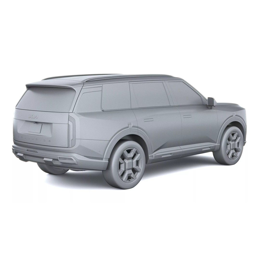 Kia Telluride 2027 3D Model – High Poly Game Asset, FBX, OBJ - View 28