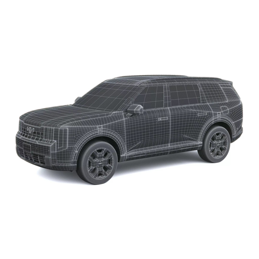 Kia Telluride 2027 3D Model – High Poly Game Asset, FBX, OBJ - View 31