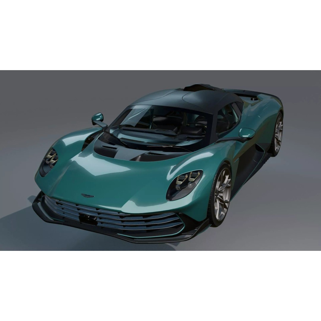 Aston Martin 2025 3D Model – High-Detail Luxury Coupe, Game Ready - View 2