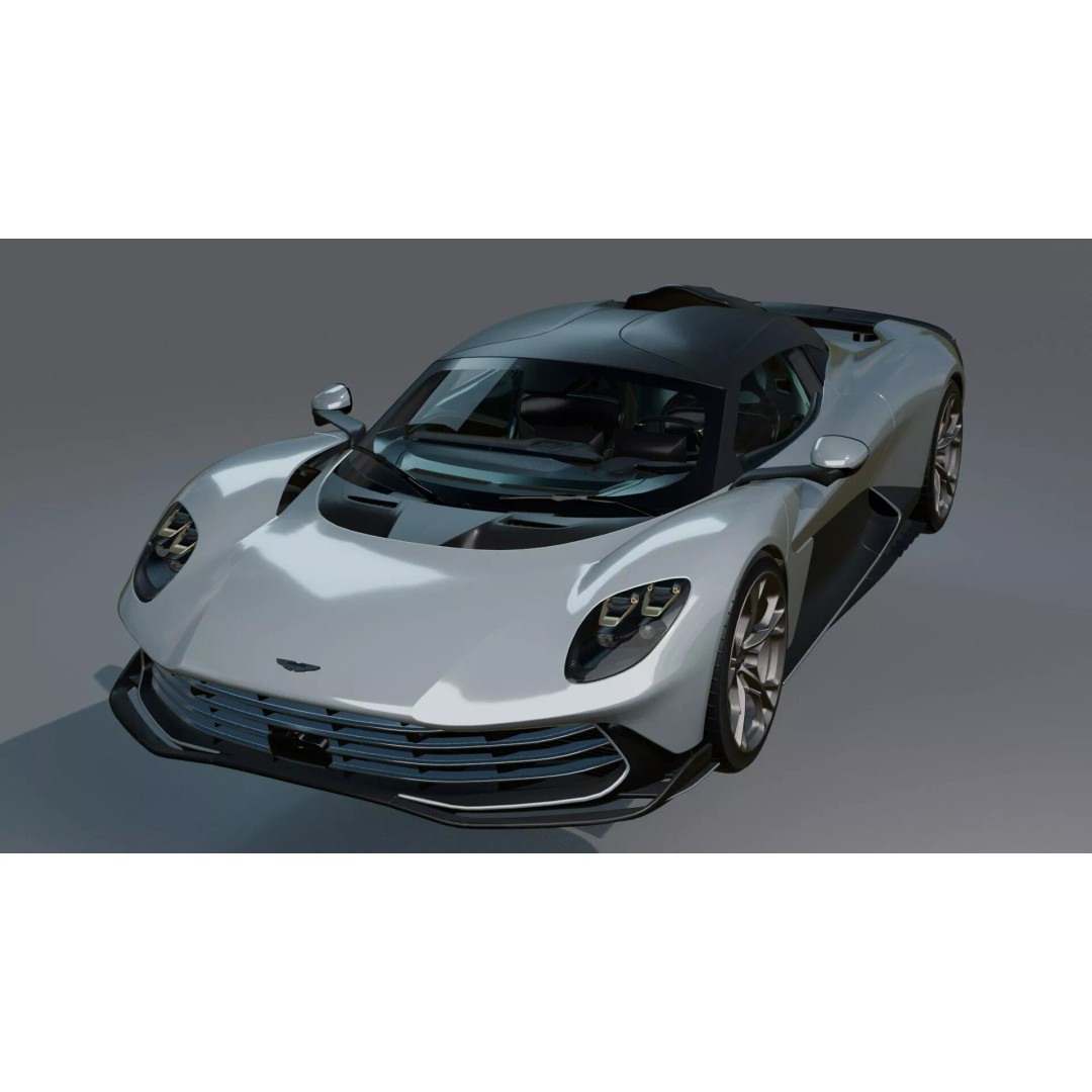 Aston Martin 2025 3D Model – High-Detail Luxury Coupe, Game Ready - View 3