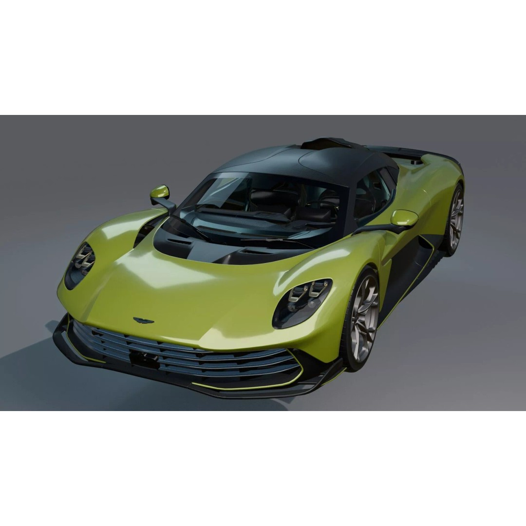 Aston Martin 2025 3D Model – High-Detail Luxury Coupe, Game Ready - View 4
