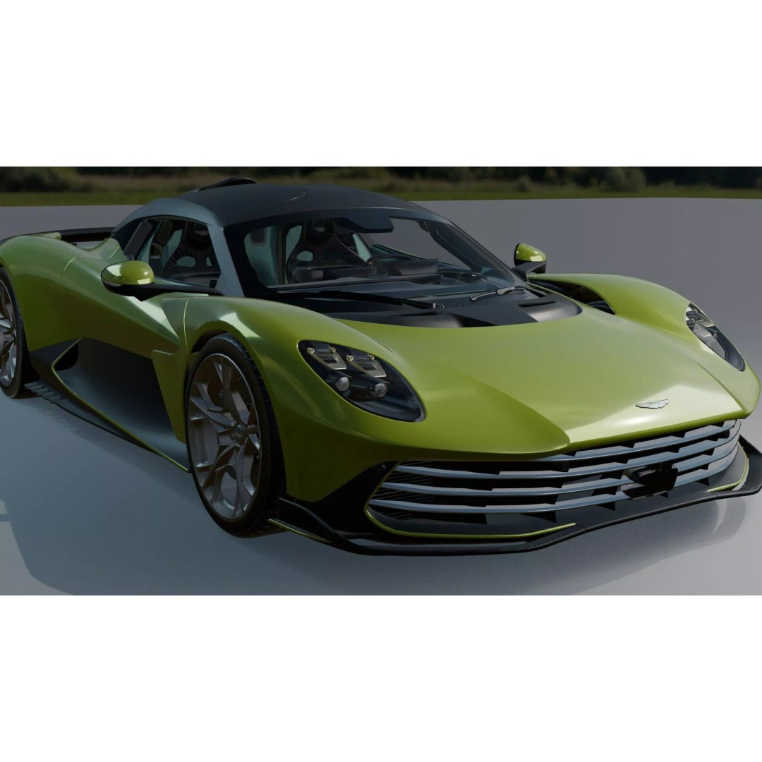 Aston Martin 2025 3D Model – High-Detail Luxury Coupe, Game Ready - View 5