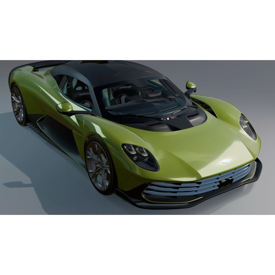 Aston Martin 2025 3D Model – High-Detail Luxury Coupe, Game Ready - View 7
