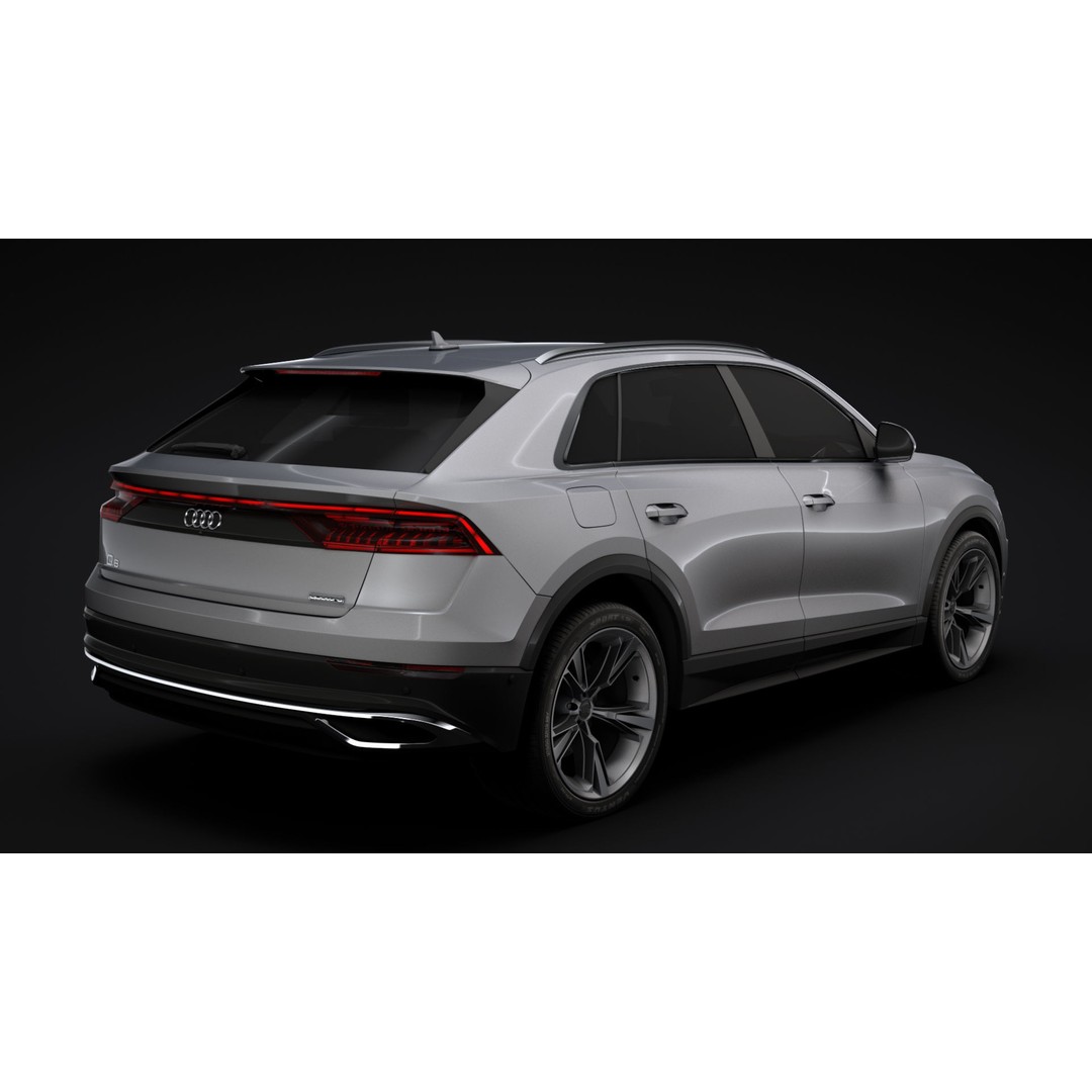 Audi Q8 50 TDI quattro 2020 3D Model – High Poly SUV, FBX, OBJ - View 10