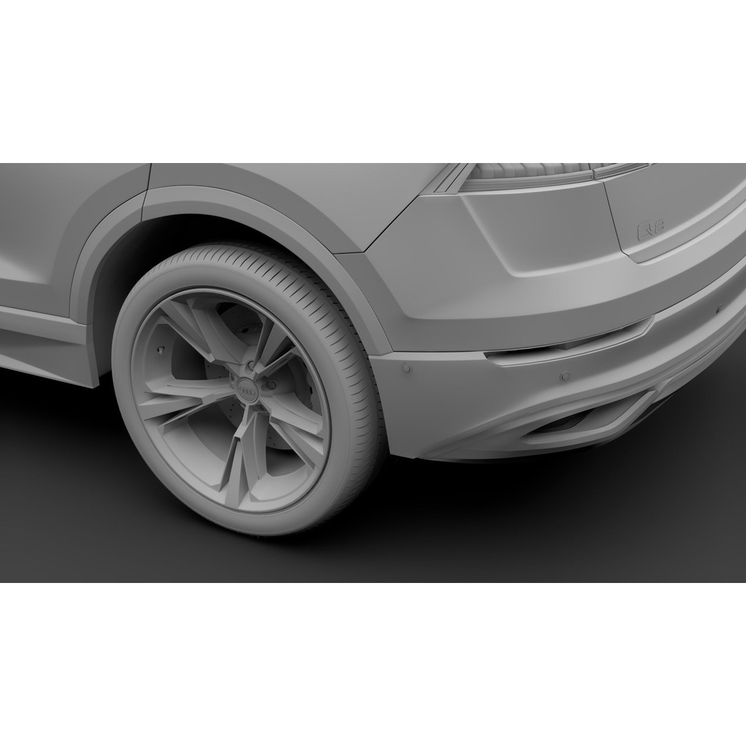 Audi Q8 50 TDI quattro 2020 3D Model – High Poly SUV, FBX, OBJ - View 20