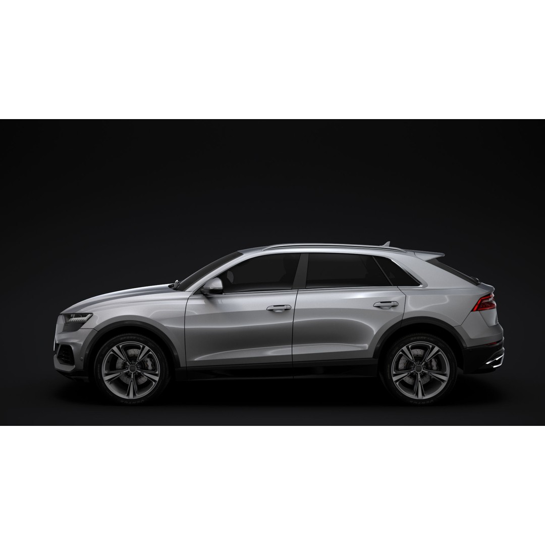 Audi Q8 50 TDI quattro 2020 3D Model – High Poly SUV, FBX, OBJ - View 6