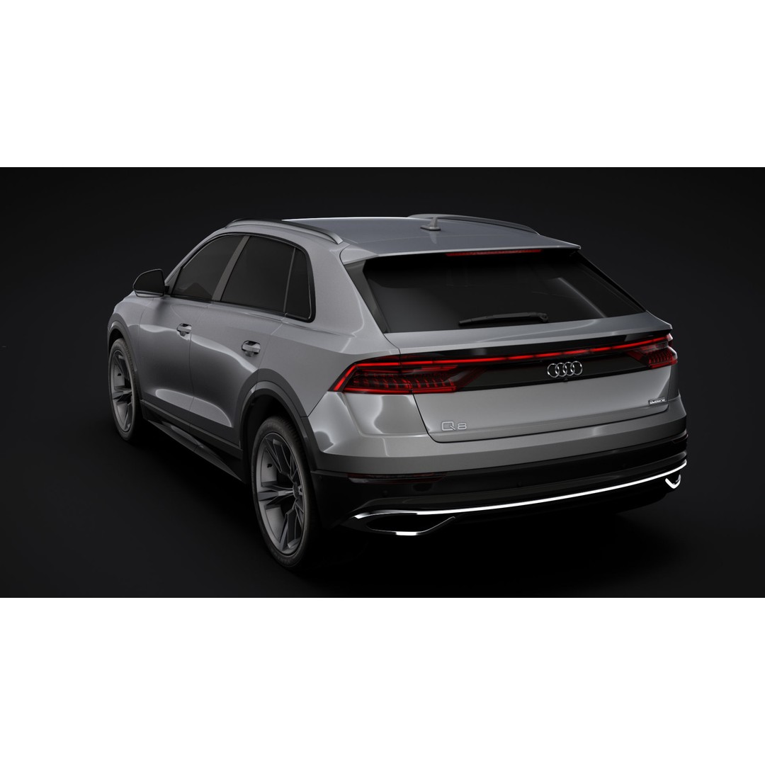 Audi Q8 50 TDI quattro 2020 3D Model – High Poly SUV, FBX, OBJ - View 7
