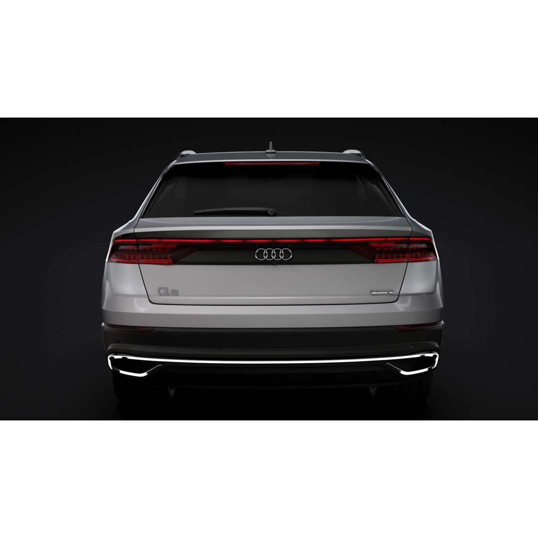 Audi Q8 50 TDI quattro 2020 3D Model – High Poly SUV, FBX, OBJ - View 8