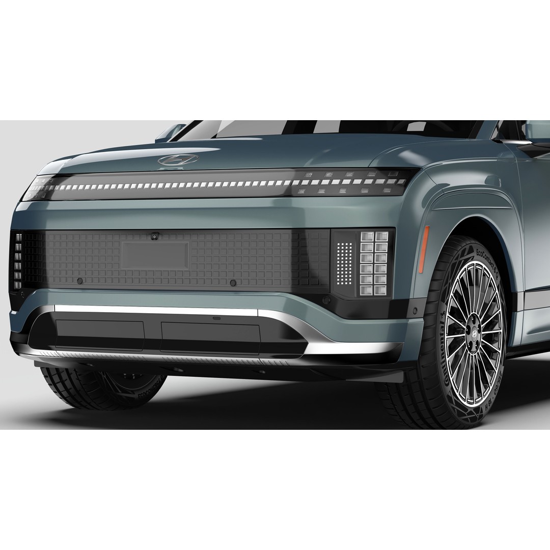 Hyundai Ioniq 9 2026 3D Model – High Poly SUV Asset, FBX & OBJ - View 10