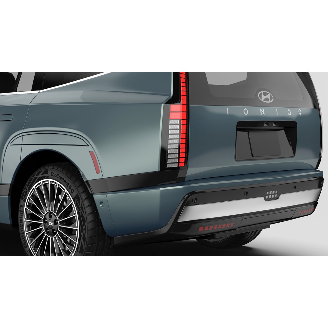 Hyundai Ioniq 9 2026 3D Model – High Poly SUV Asset, FBX & OBJ - View 11