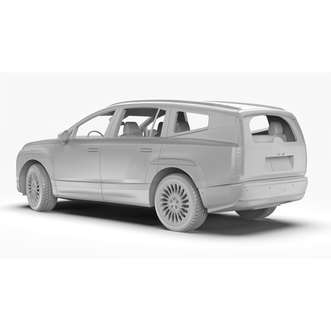 Hyundai Ioniq 9 2026 3D Model – High Poly SUV Asset, FBX & OBJ - View 14