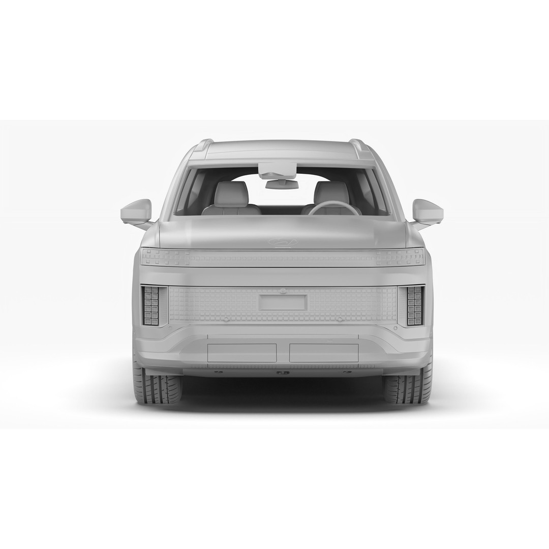 Hyundai Ioniq 9 2026 3D Model – High Poly SUV Asset, FBX & OBJ - View 17