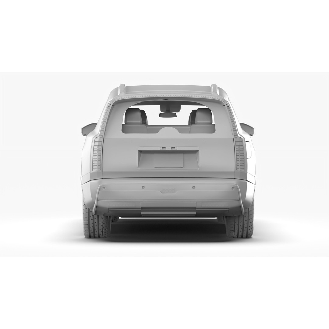 Hyundai Ioniq 9 2026 3D Model – High Poly SUV Asset, FBX & OBJ - View 18