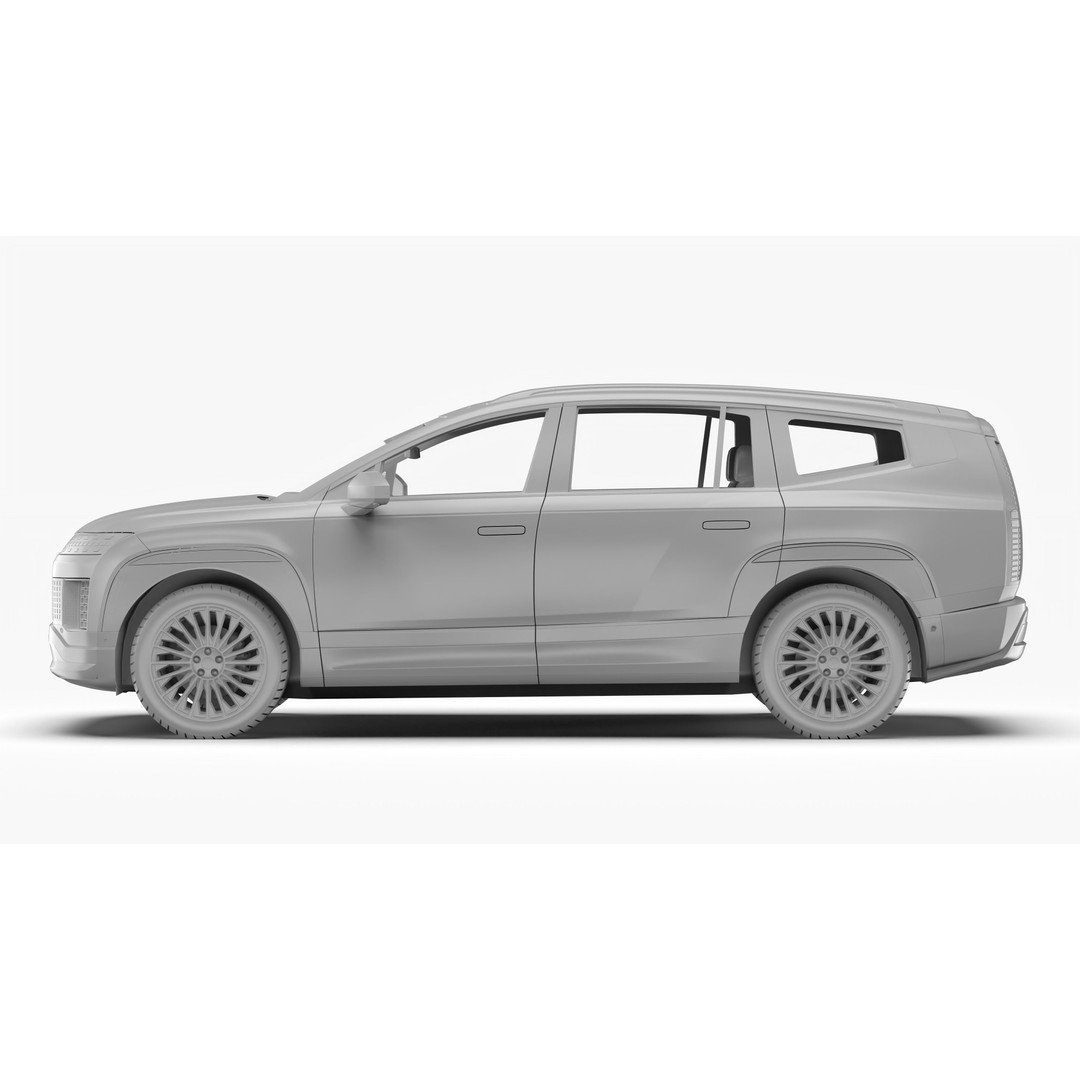 Hyundai Ioniq 9 2026 3D Model – High Poly SUV Asset, FBX & OBJ - View 19