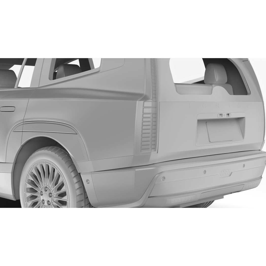 Hyundai Ioniq 9 2026 3D Model – High Poly SUV Asset, FBX & OBJ - View 21