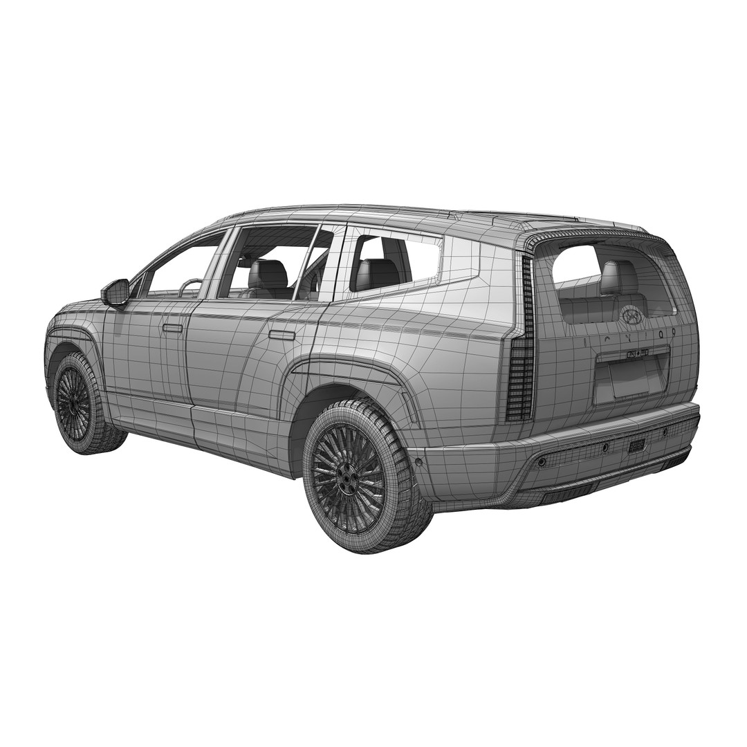 Hyundai Ioniq 9 2026 3D Model – High Poly SUV Asset, FBX & OBJ - View 24