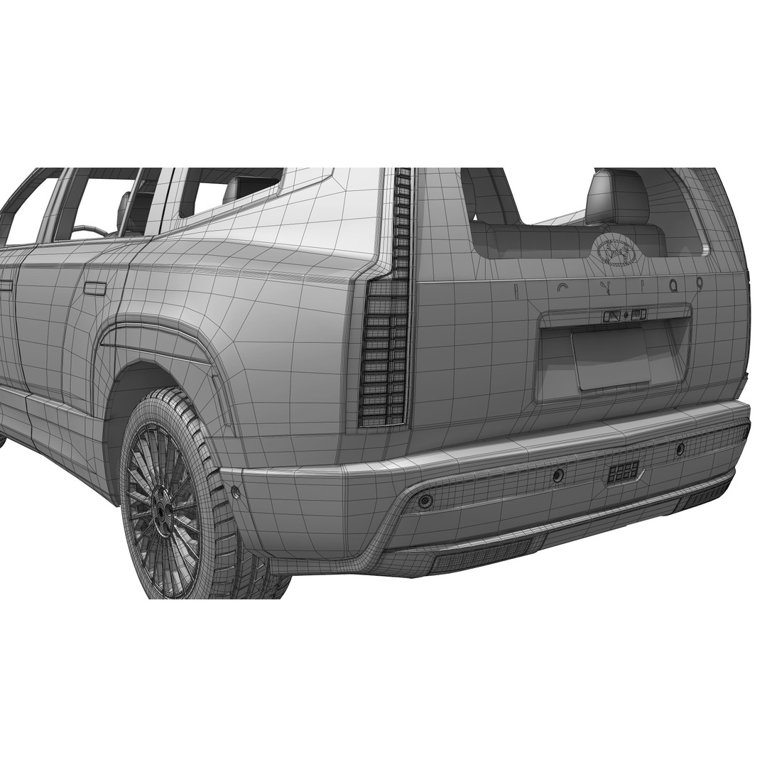 Hyundai Ioniq 9 2026 3D Model – High Poly SUV Asset, FBX & OBJ - View 27